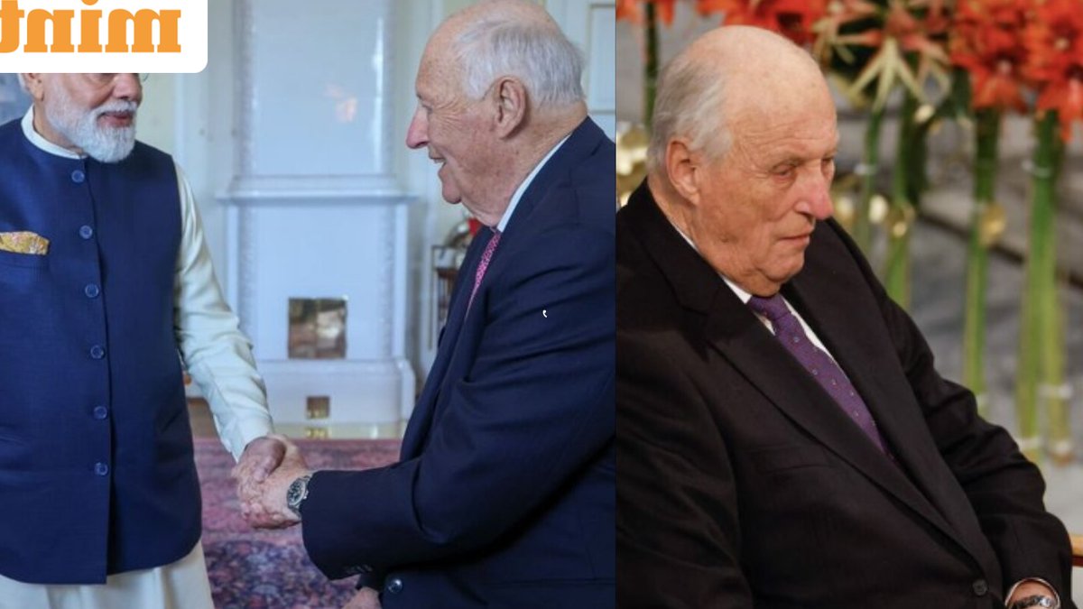 PM Modi recalls King Harald V's warmth, condoles Norway - pm modi