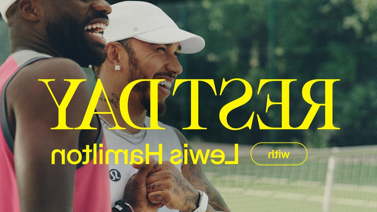 Lewis Hamilton plays tennis for Lululemon series - lululemon lewis hamilton