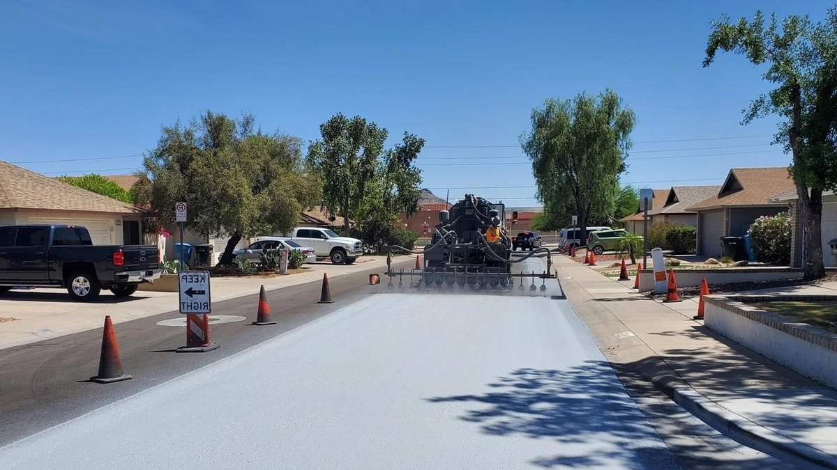 Arizona Roads Cooler but Air Warmer Arizona Roads Cooler but Air Warmer - arizona roads