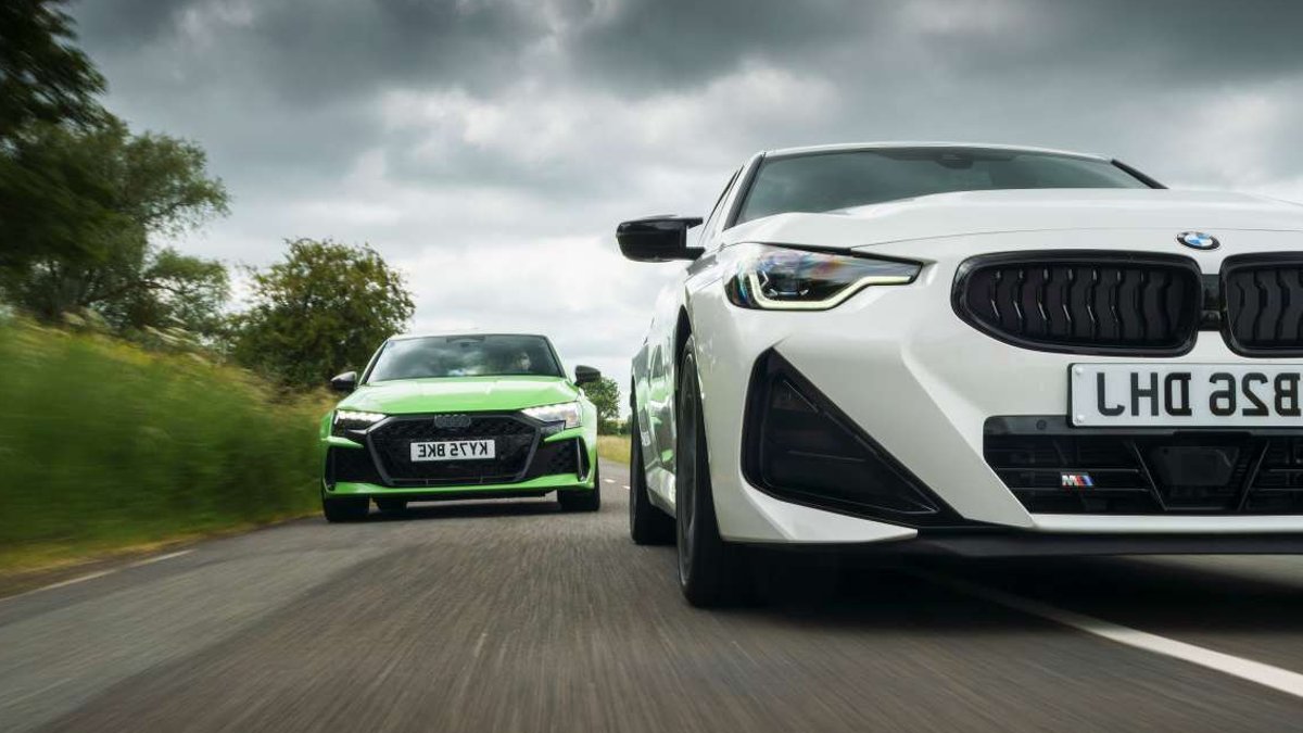 BMW bargain coupe meets Audi hot hatch - bmw m240i vs audi rs3
