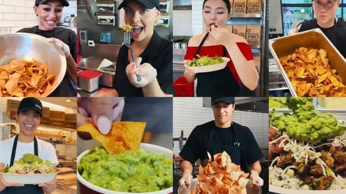 Chipotle Deploys 100 Creators for Fresh Food Campaign - chipotle creators