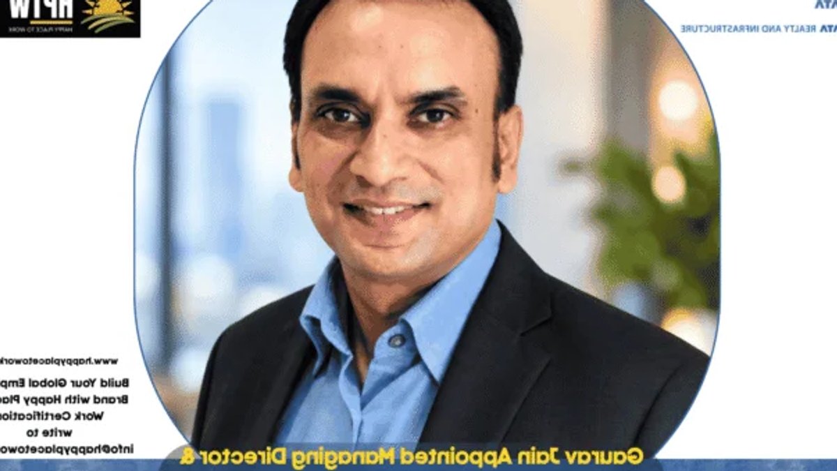 Tata Realty Names Gaurav Jain Managing Director Tata Realty Names Gaurav Jain Managing Director - tata realty appoints gaurav jain