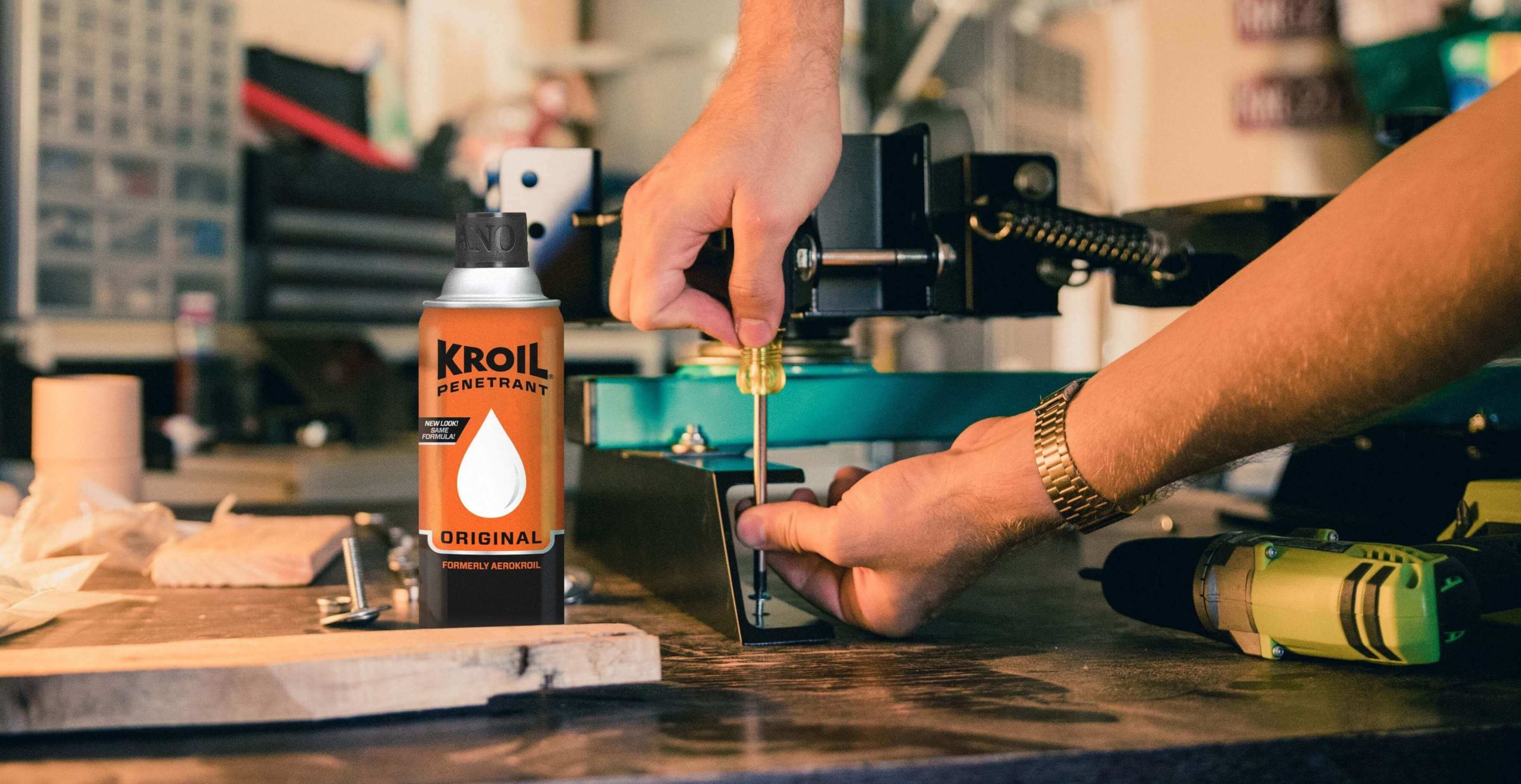 Using industrial penetrating oil to loosen stubborn connections