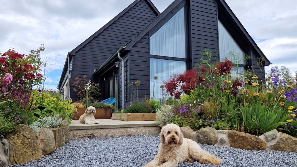 Self-built house destroyed by wind twice - self-built house