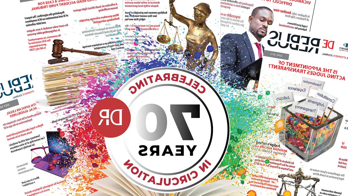 De Rebus marks seven decades as legal magazine De Rebus marks seven decades as legal magazine - legal magazine