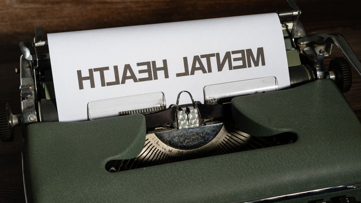 Malaysia’s suicide and depression rates rise sharply Close-up of a vintage typewriter displaying a mental health message on paper.