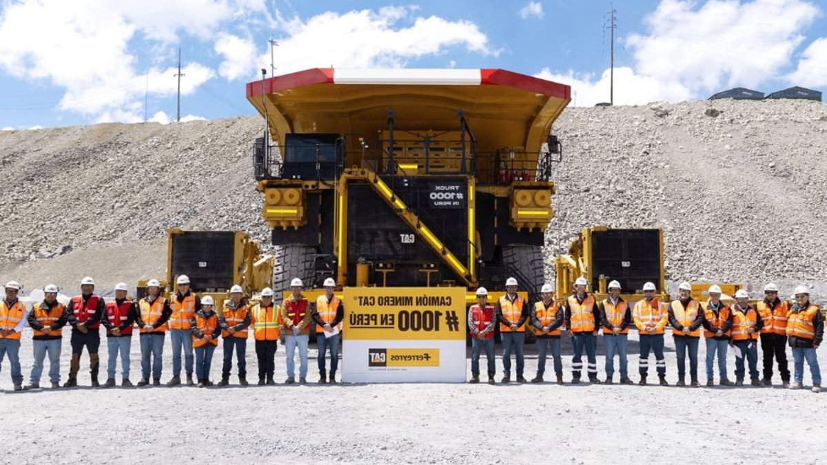 Peru marks milestone with 1,000th Caterpillar mining truck delivery