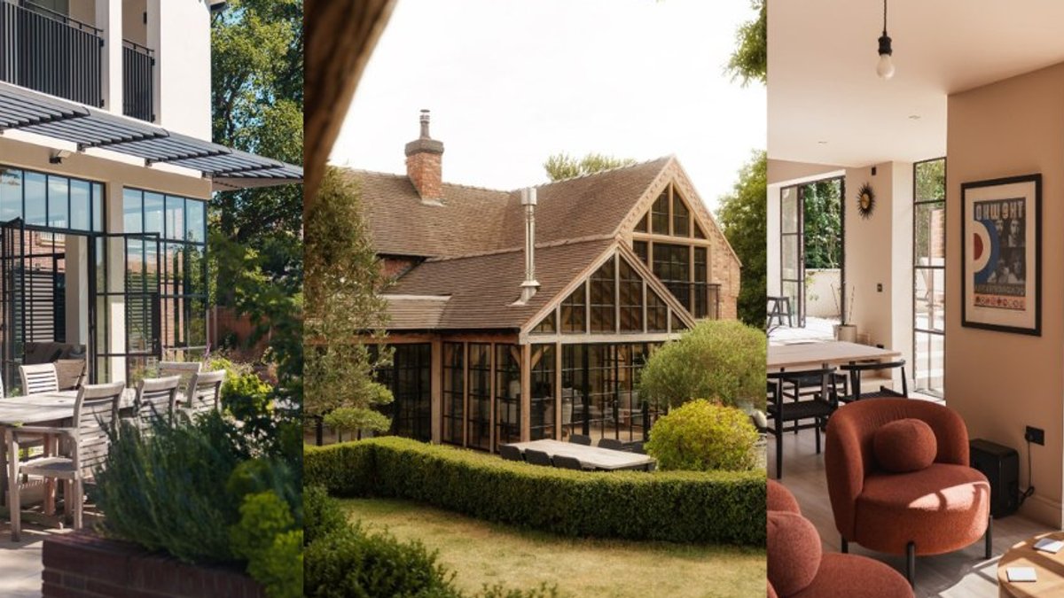 UK homes redefine steel windows in architecture awards - steel windows architecture