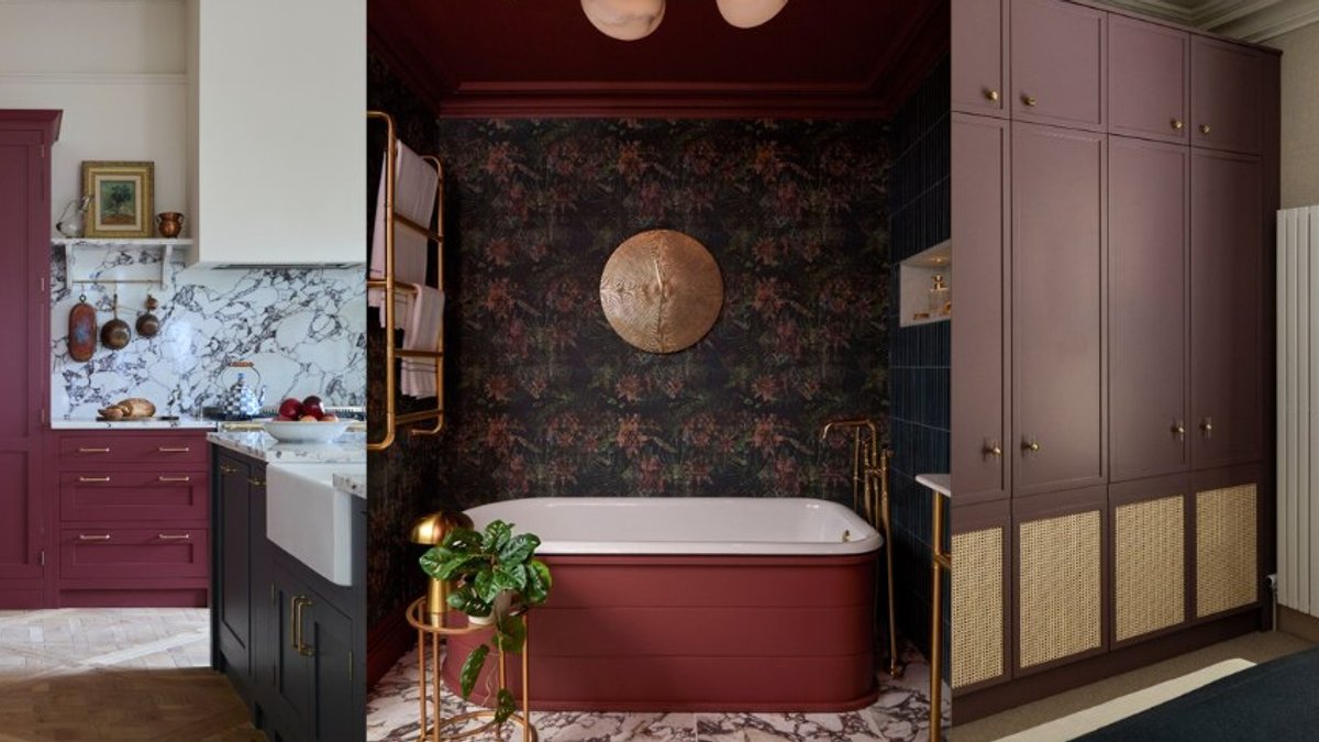 Burgundy makes bold comeback in home interiors - burgundy interiors