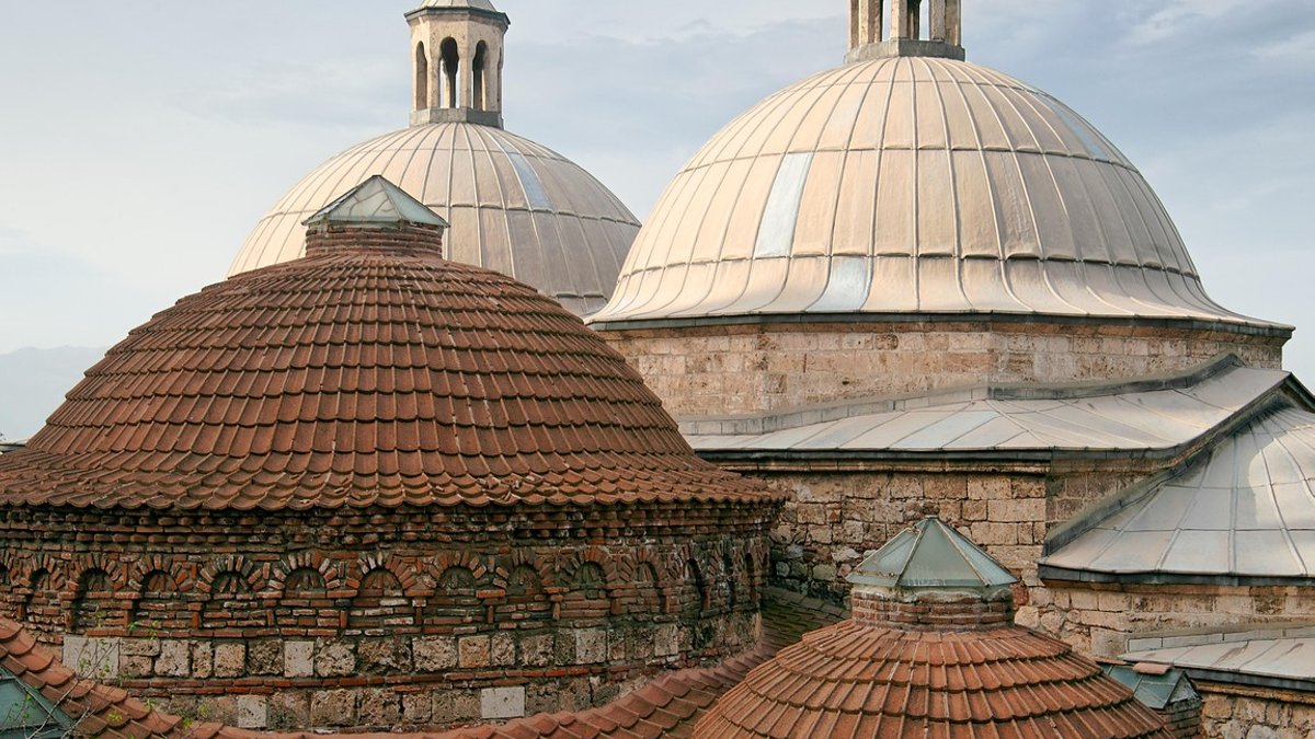 Roof, tile, europe, turkey, pattern.