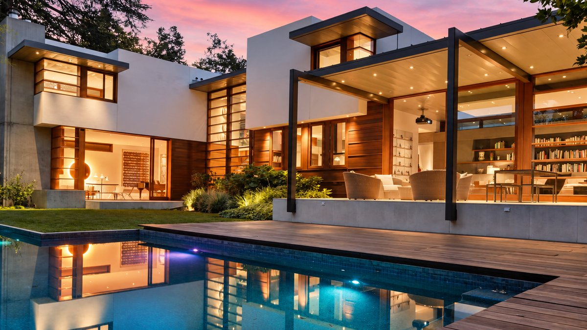 Modern Palo Alto Home Lists for $44 Million