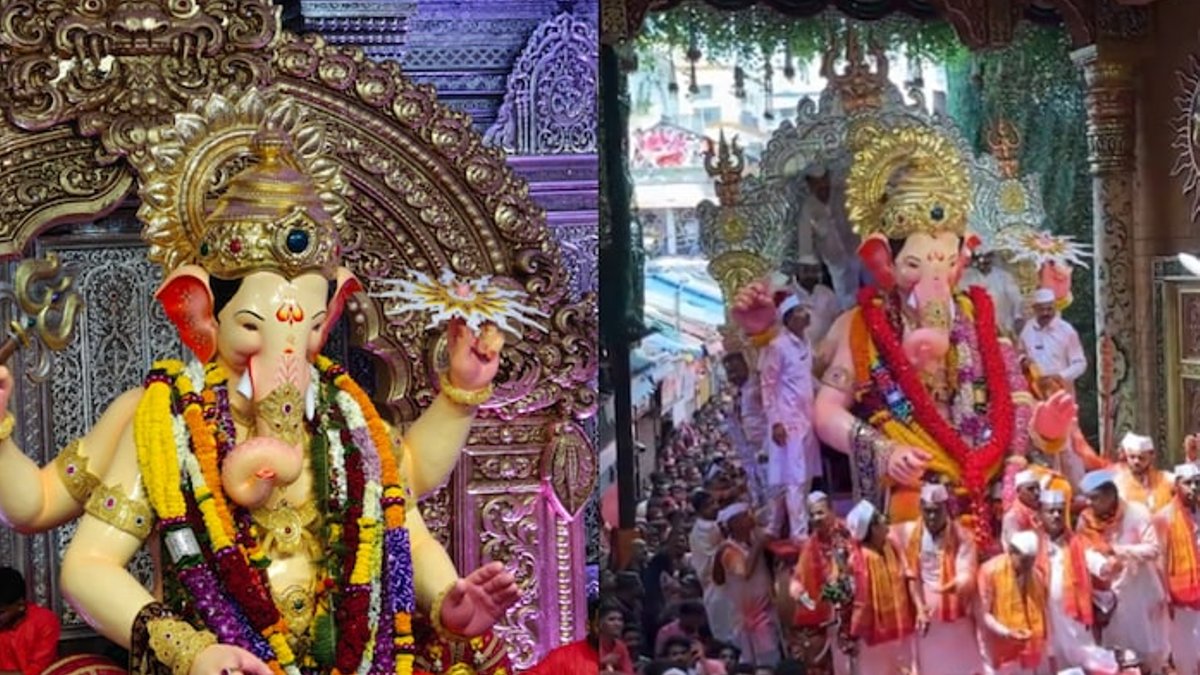 Crowds Gather as Mumbai's Lalbaugcha Raja Immerses Crowds Gather as Mumbai's Lalbaugcha Raja Immerses - lalbaugcha raja immersion