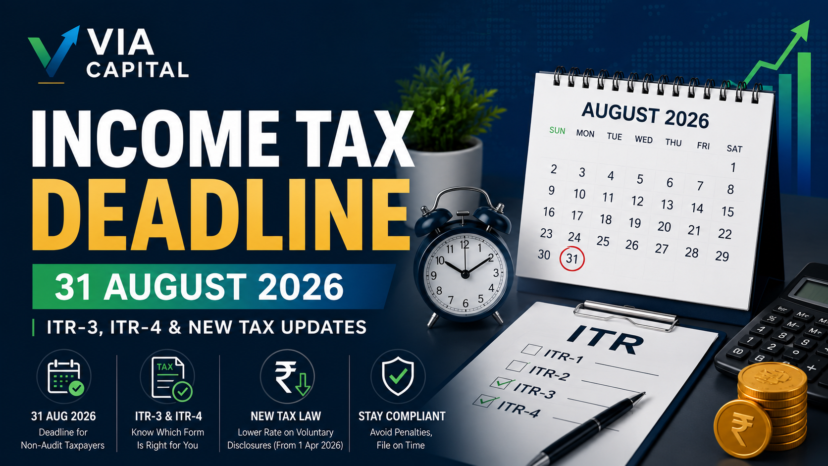 ITR Filing Deadline & Income Tax Act 2025 Changes: What Investors Must Know
