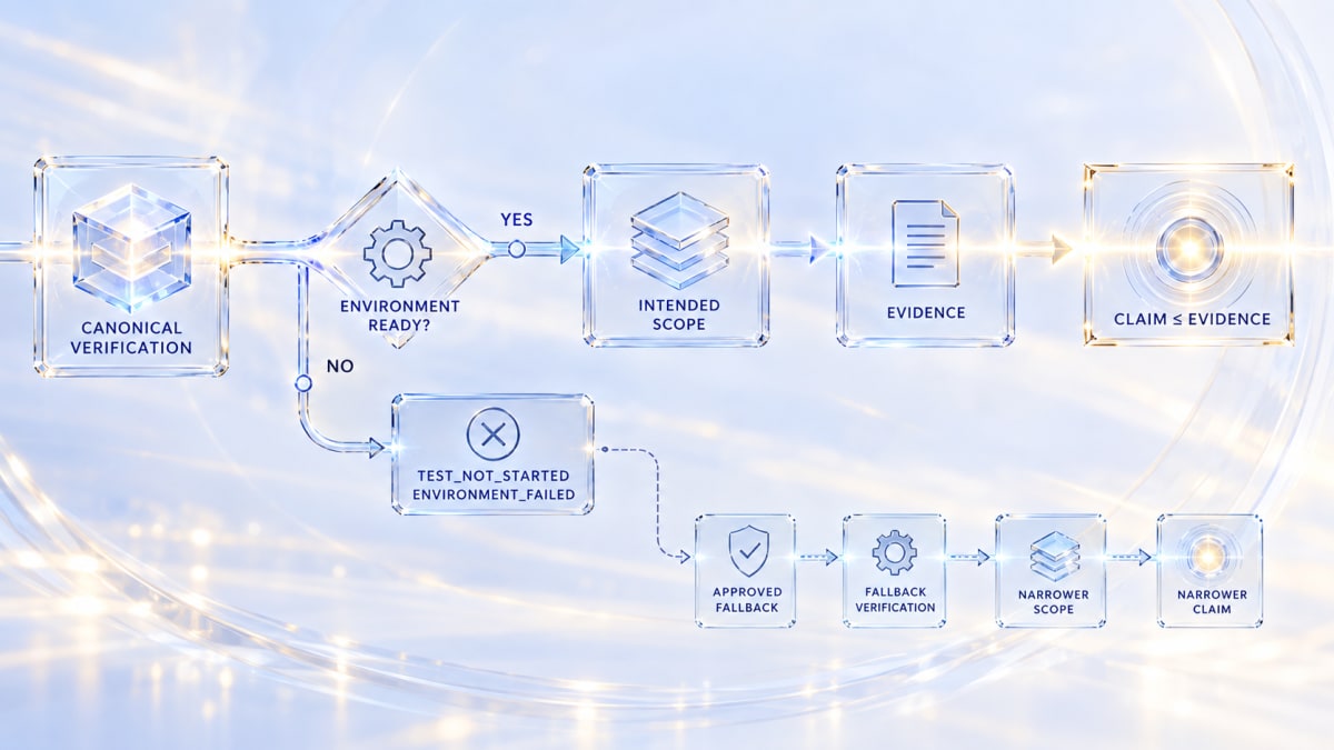 Codex Day 18 execution environment verification scope