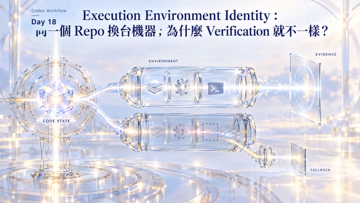 Codex Day 18 Execution Environment Identity