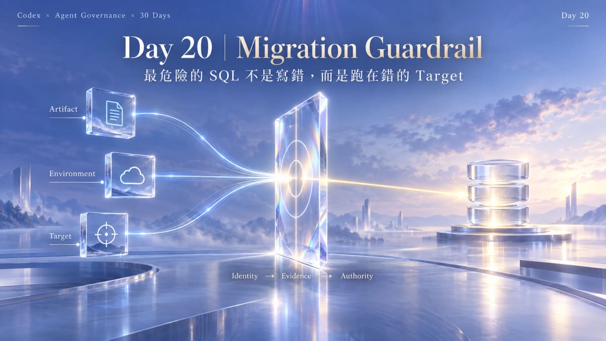 Codex Day 20 Migration Guardrail