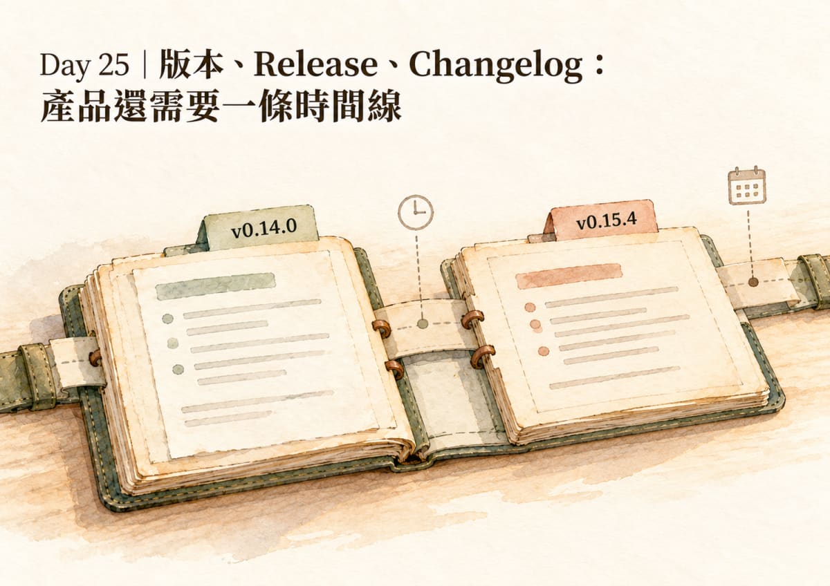 Bento Day 25 version and changelog timeline