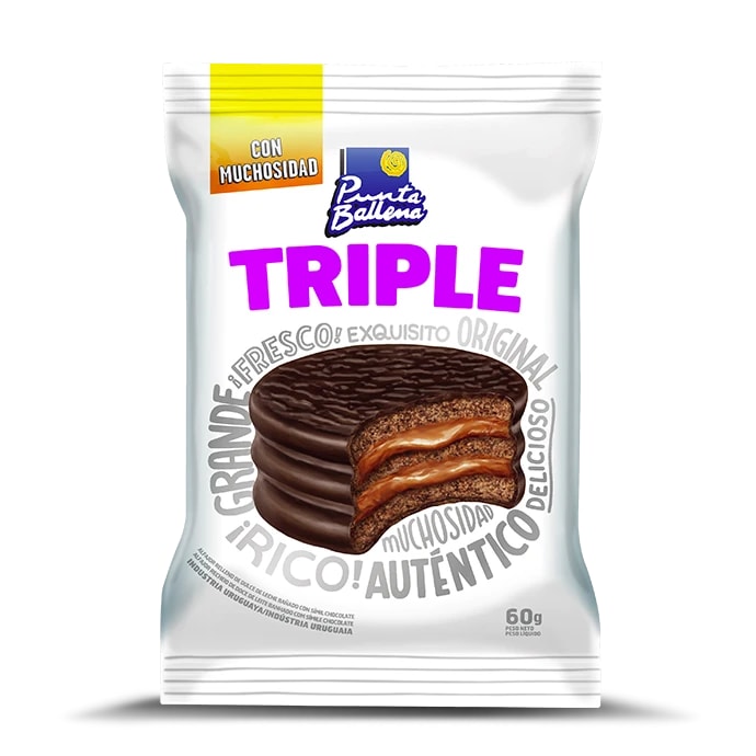 Alfajor Triple Chocolate Triple Alfajor