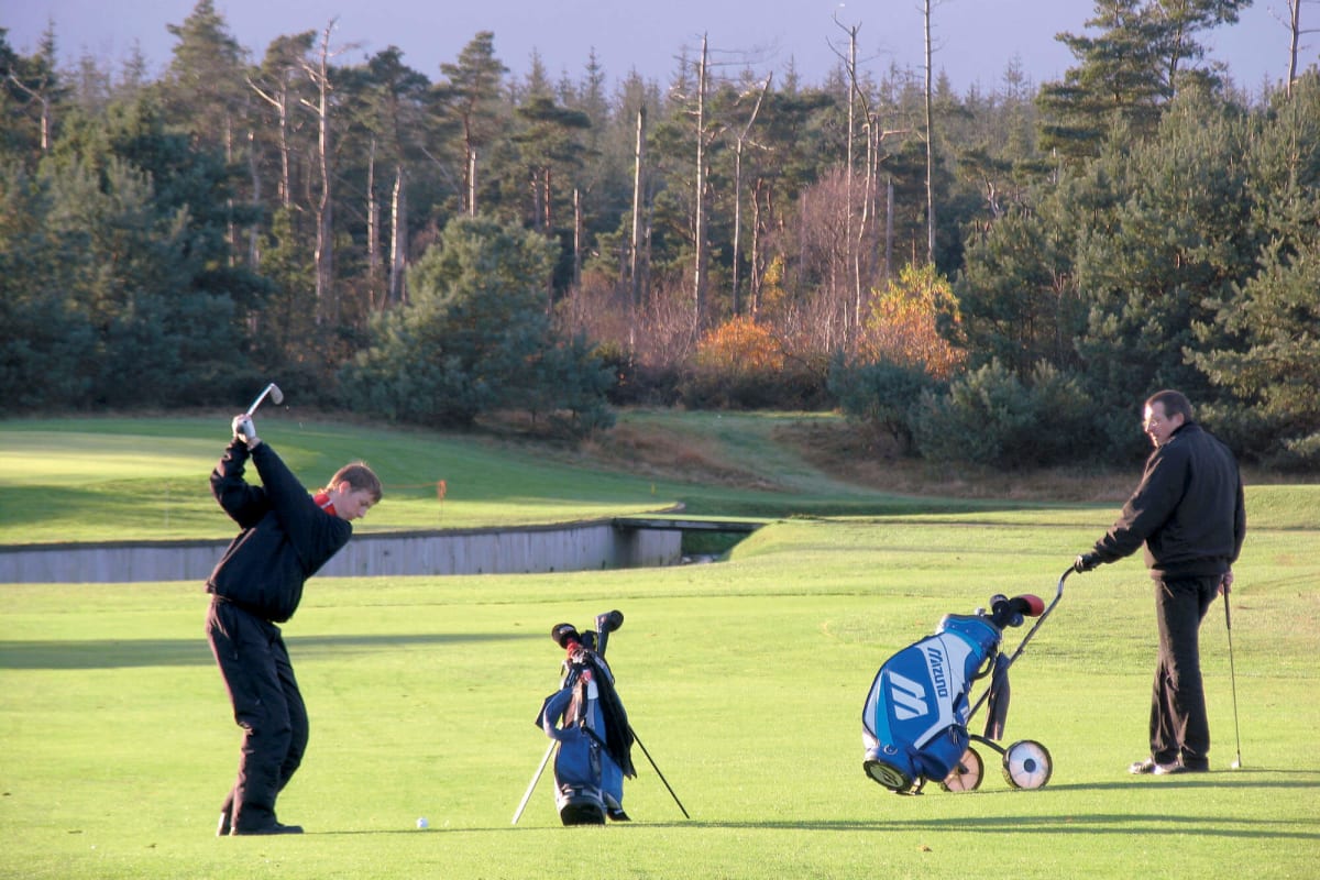 Golfferie i i ved Vesterhavet