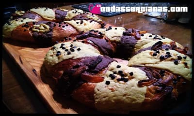 Rosca de Reyes esponjosa con técnica Tangzhong