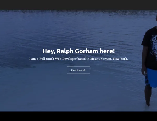 Example page from Ralph J Gorham