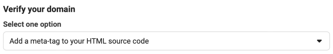 Meta tag