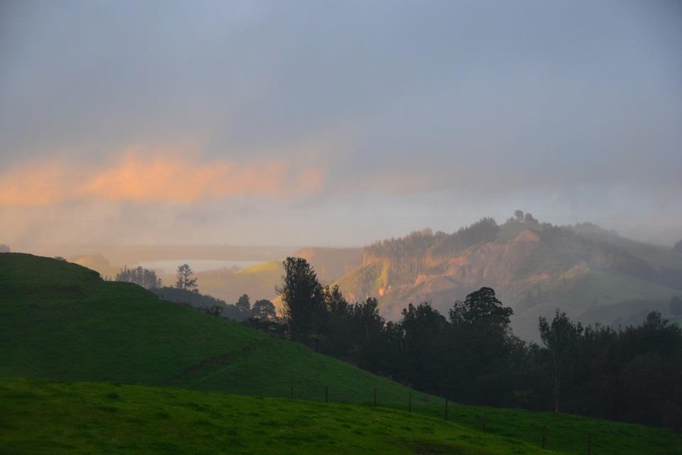 Sunset over the Mount