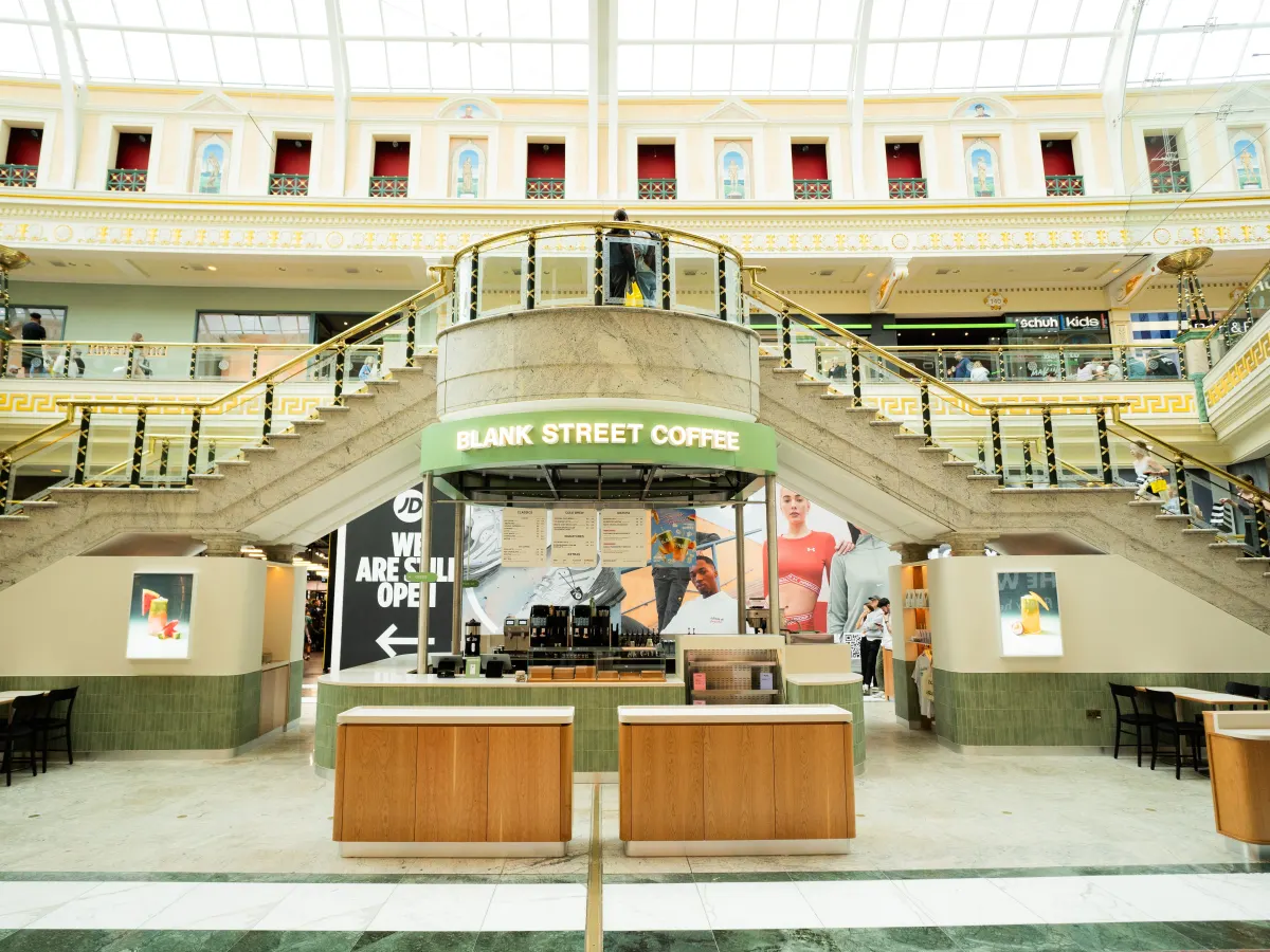 Trafford Centre Blank Street Coffee Trafford centre blank street coffee