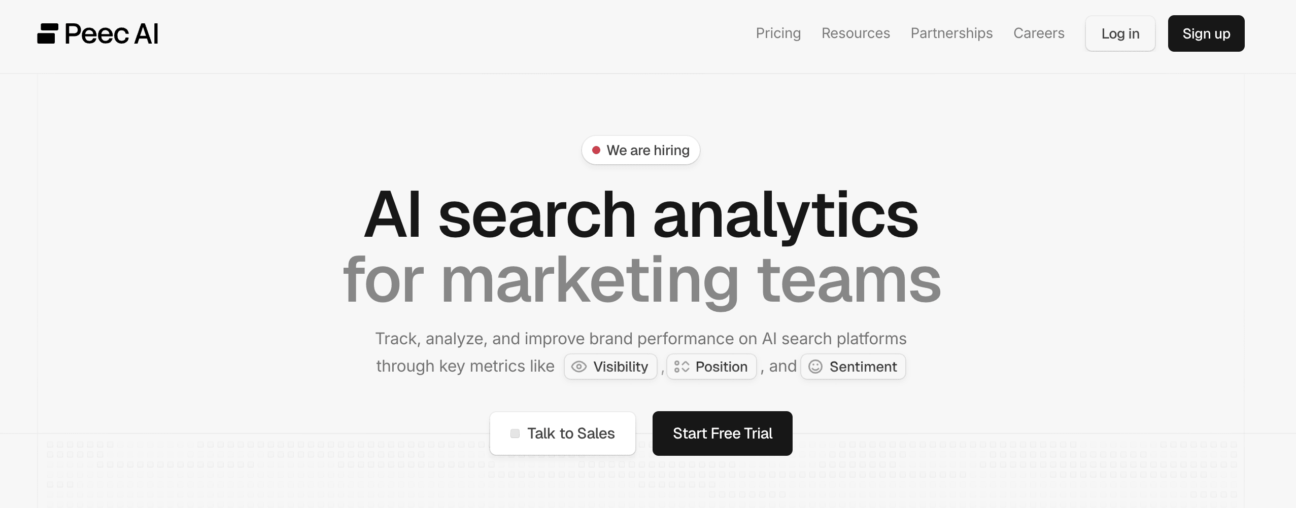 Peec AI multilingual visibility tracking
