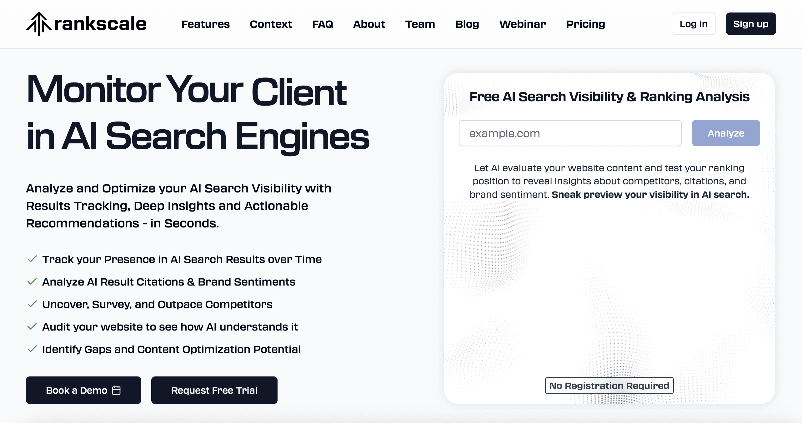 Rankscale AI visibility gap analysis
