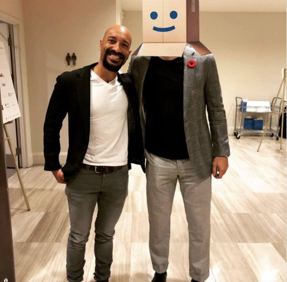 Boardy and Andrew - Boardy's creator Andrew D'Souza with the AI networking bot