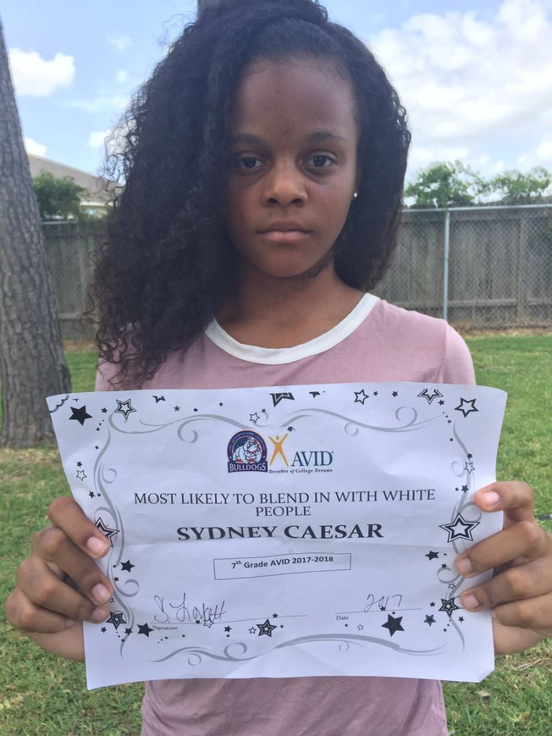 Teacher Gives Black Middle School Student Most Likely To