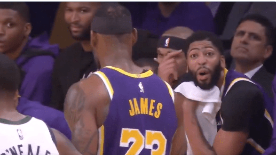 Lebron James Hairline Was Caught Slipping During The Game So Anthony Davis Did What Any Real Friend Should Blavity News - lebron james hair roblox