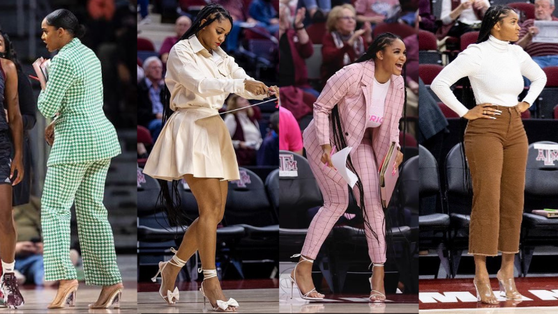 9 Of Our Favorite Court Side Looks From Texas A M s Baddie Basketball