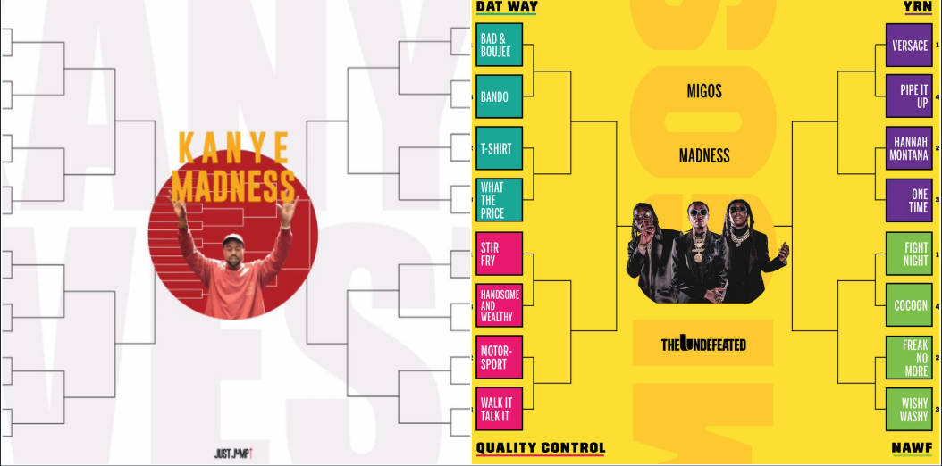 It's Music March Madness Fans Are Making Dope Rap Brackets Featuring