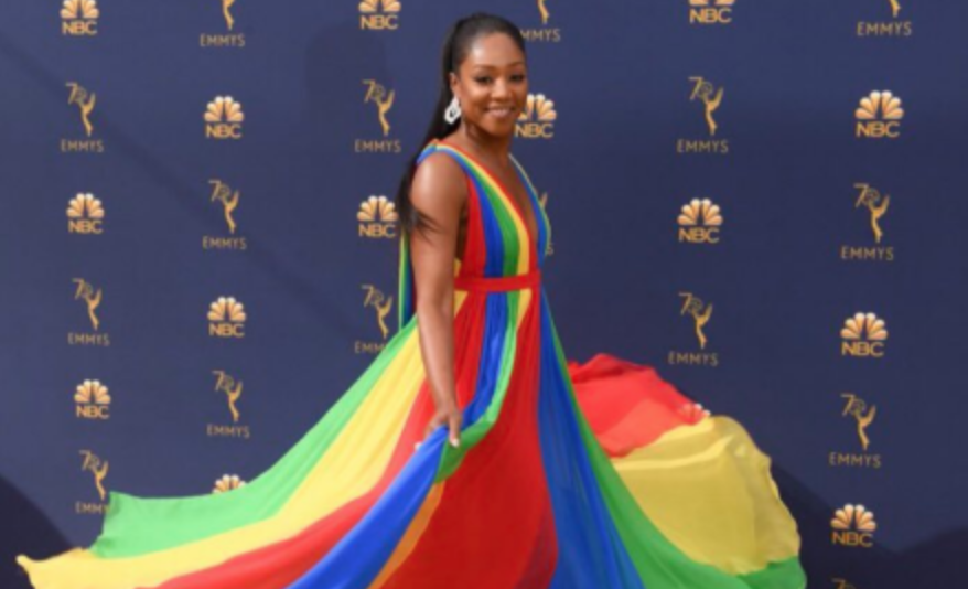 Tiffany Haddishs Colorful Emmys Dress Was A Sweet Homage To Her