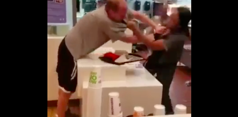 McDonald's Customer Loses His White Mind And Puts His Hands On Black Female Employee