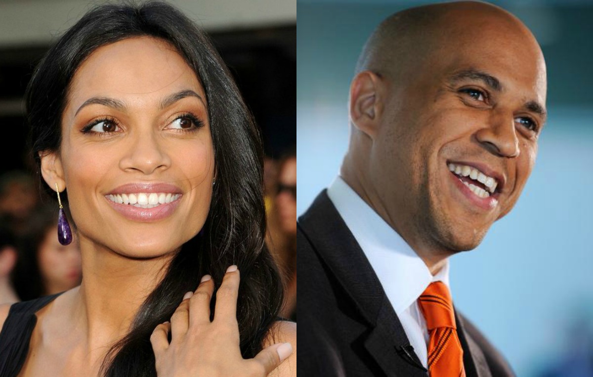 Cory Booker And Rosario Dawson Were Reportedly All Boo'd Up At A Broadway Show