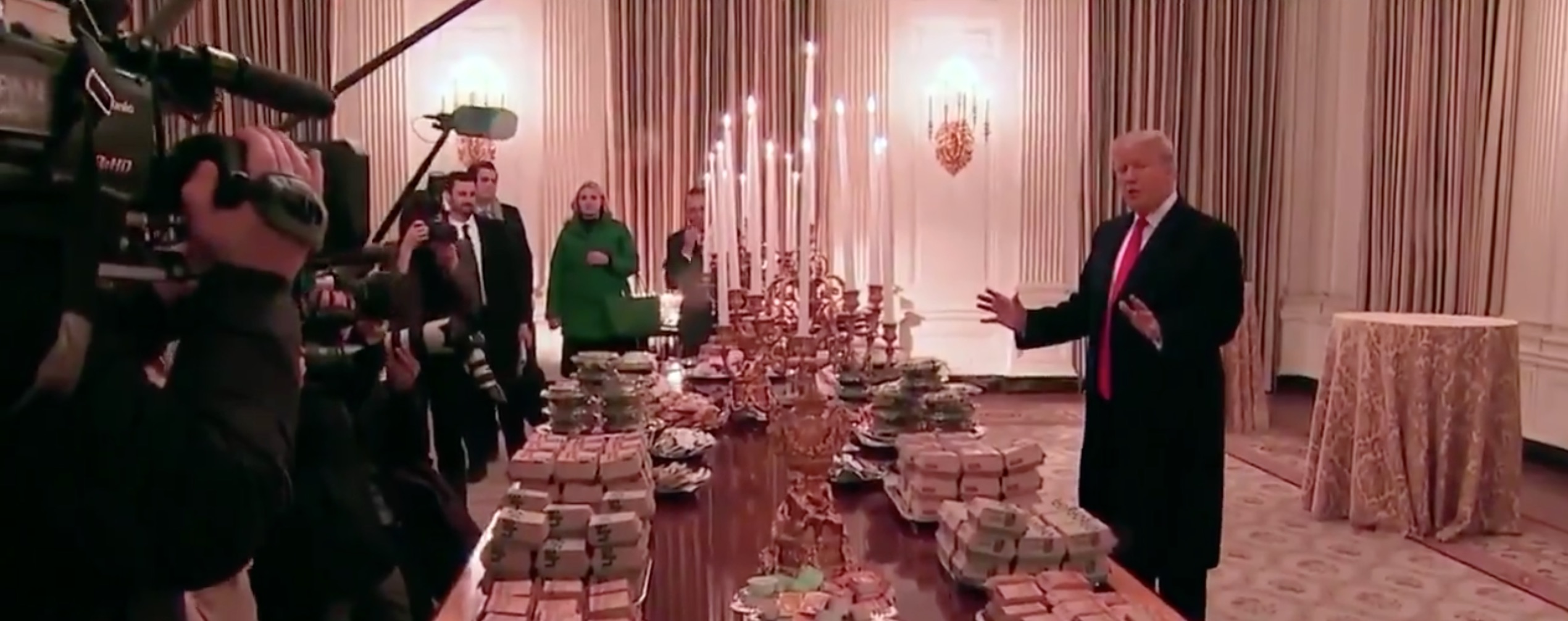 All Of Twitter Is Roasting The Ghetto That Was The White House Dinner For Clemson Football Champs