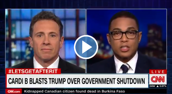 Don Lemon Co-Signs Cardi B, Likens Government Shutdown To Slavery