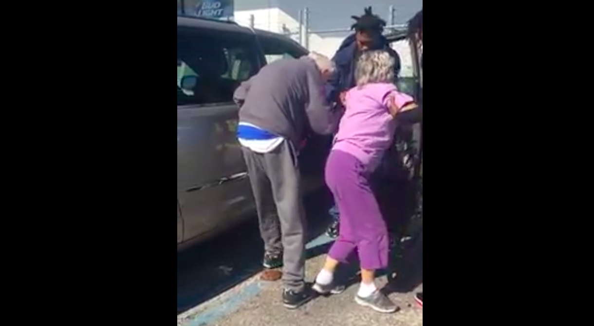 Three Florida Rappers Go Viral After Helping An Elderly Woman Into Her Car