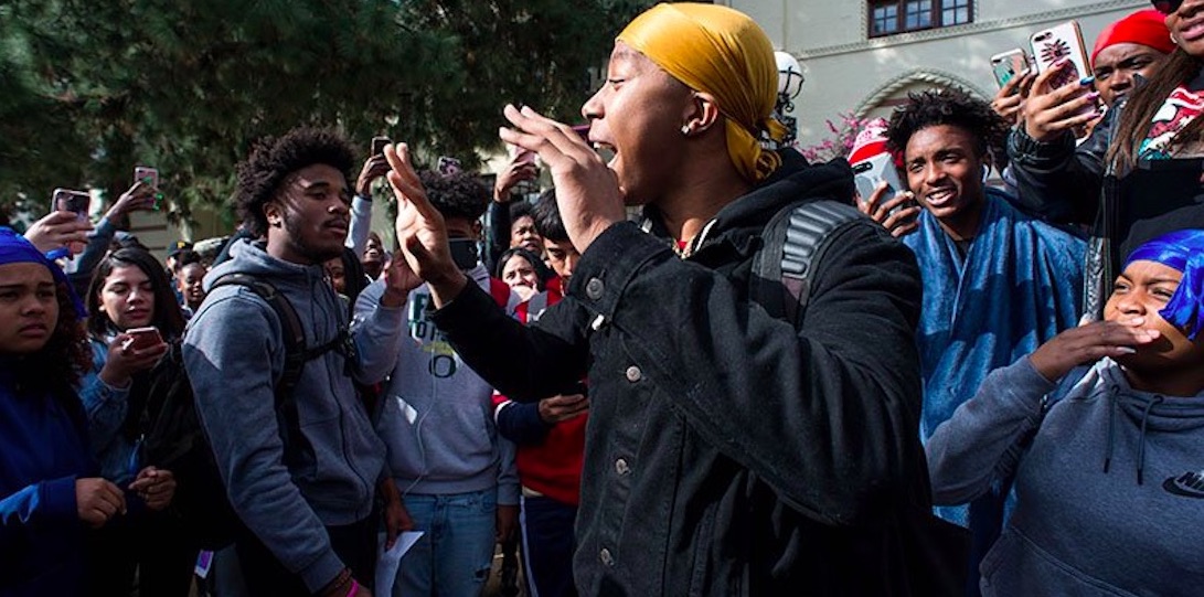 California High Schoolers Stage Walk Out In Protest Of New Durag Ban