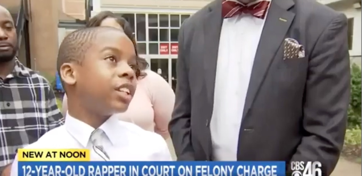 Aspiring 12-Year-Old Rapper Who Sold His CDs In A Mall Appears In Court On Felony Charges