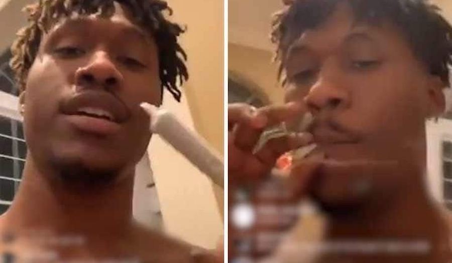 Dallas Cowboys Player Smokes A Joint While Announcing He's Quitting The NFL To Protest Its Weed Policy