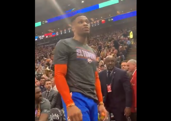 Russell Westbrook Stands By Decision To Confront Hecklers Who Told Him To 'Get Down On Your Knees Like You're Used To'