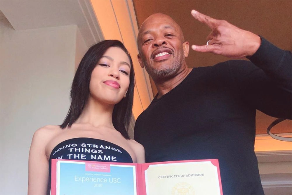 Dr. Dre Deletes Post About Daughter Getting Into USC While Poking Fun At College Admissions Scandal