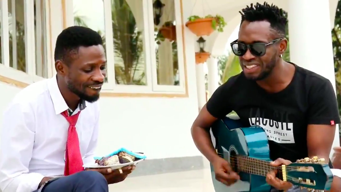 Ugandan Opposition Leader Bobi Wine Continues Making Music While Being Detained In His Home