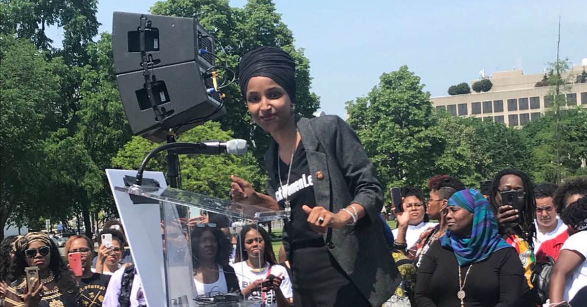 Ayanna Pressley, Angela Davis Among Scores Of 'Black Women In Defense Of Ilhan Omar' During Washington, D.C. Rally