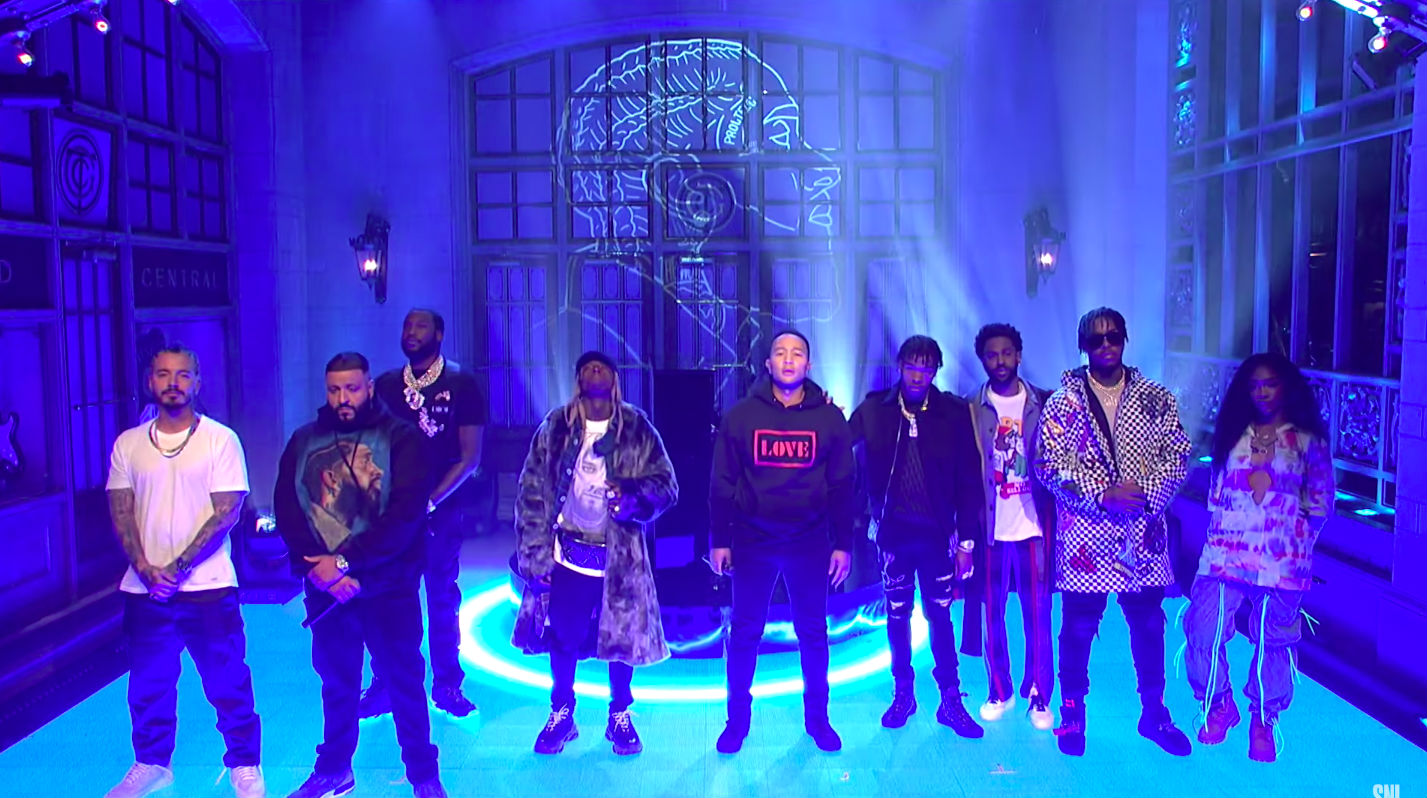 DJ Khaled, John Legend, Big Sean, SZA And Others Pay Tribute To Nipsey Hussle On 'Saturday Night Live'