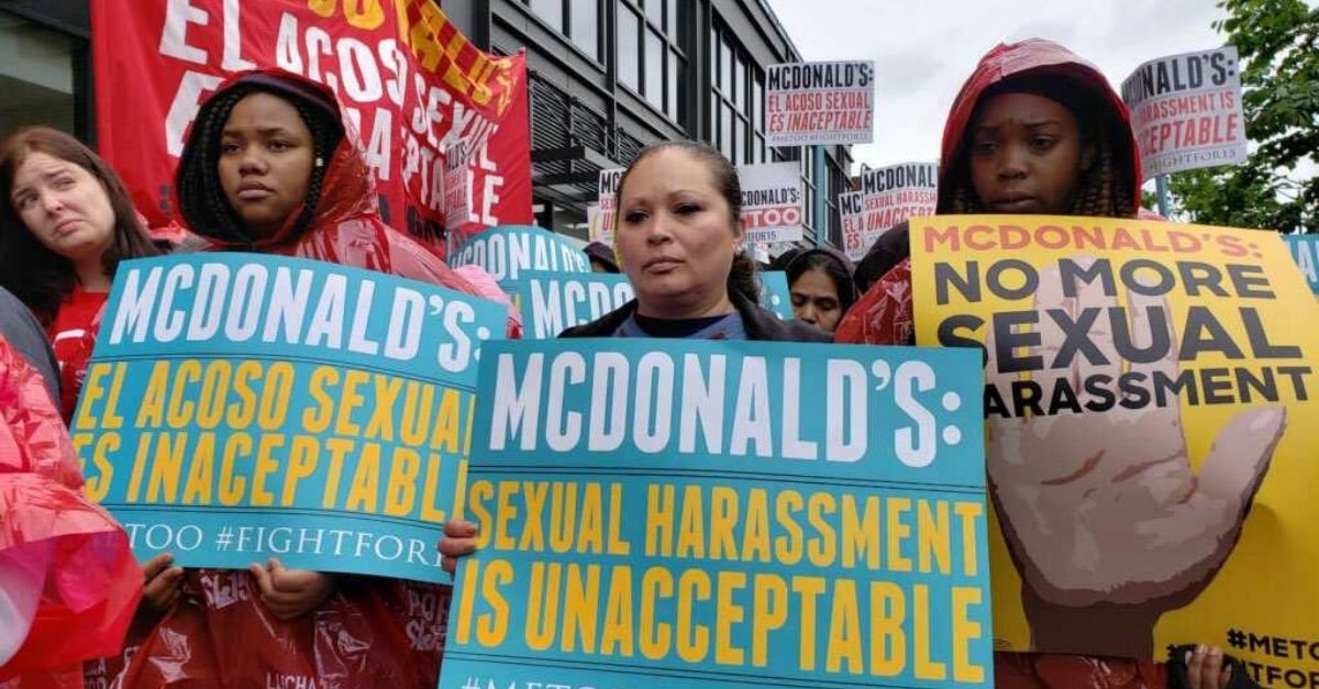 Workers Launch ‘MeToo McDonald’s’ Movement As Fast-Food Chain Is Hit With 25 Sexual Harassment Lawsuits